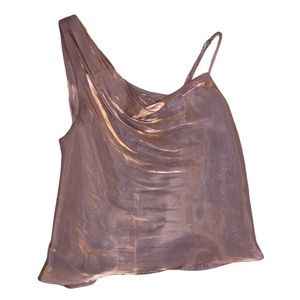 Free People Shimmy Shimmy One Shoulder in Pink (Small)